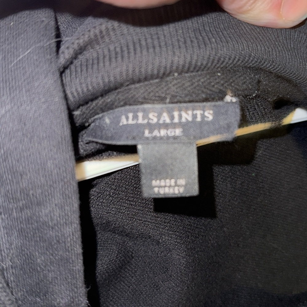 AllSaints Black Hoodie - Picture 2 of 6